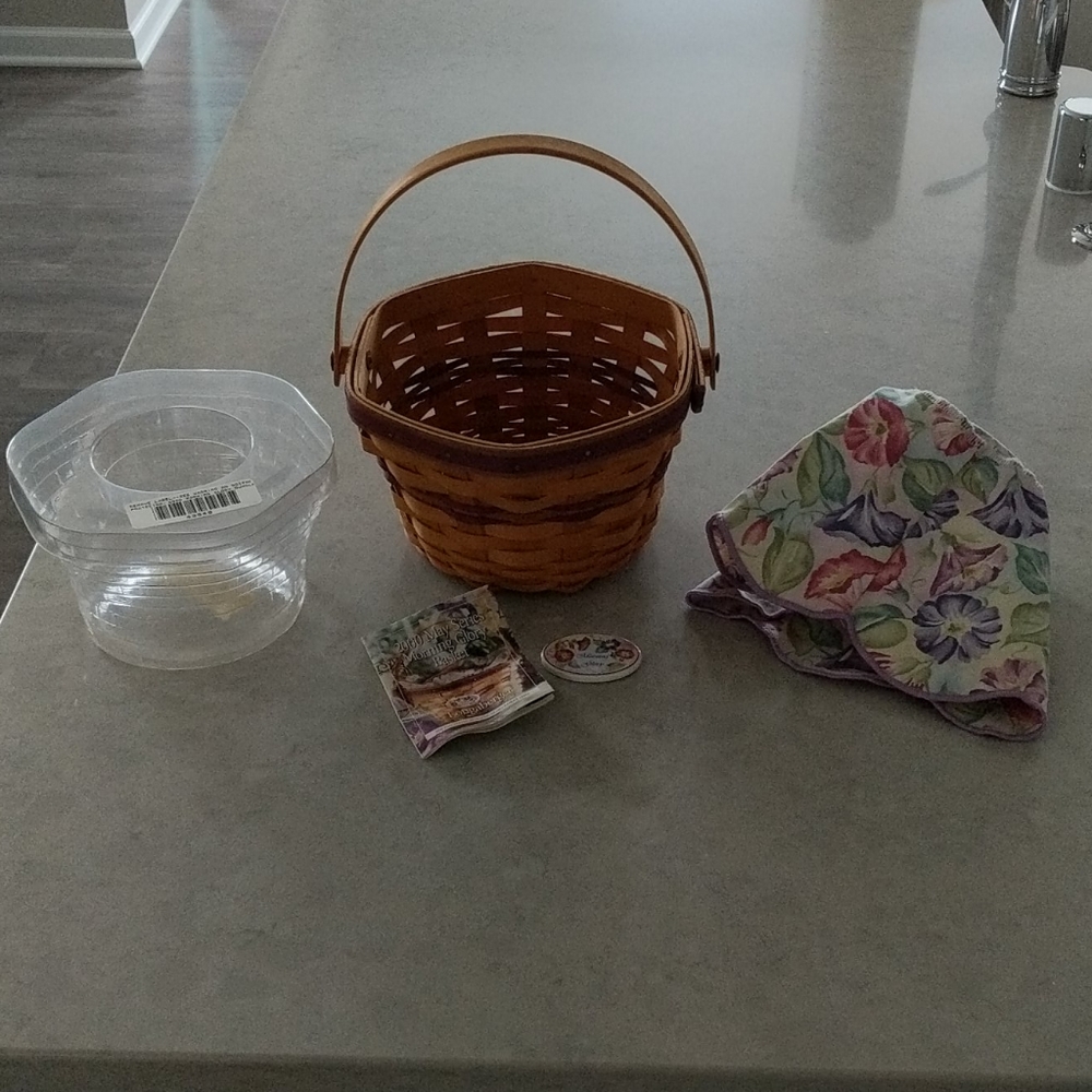 Longaberger morning glory basket set